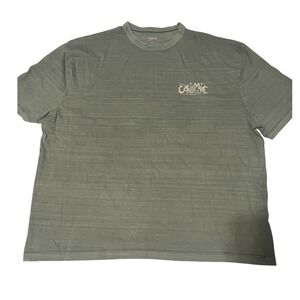 ASOS Mens Cosmic Healing Mineral Wash Graphic T-Shirt Olive Green XXL